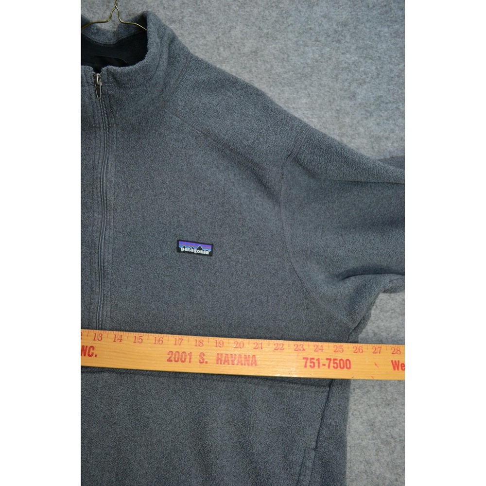 Patagonia Synchilla Fleece Pullover Mens Extra Large Gray 1/2 Zip‎ - USA Vintage - Picture 14 of 16